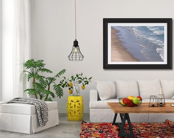Abstract Beach Photography, Oregon Beach, Coastal and Ocean Modern Minimalist Decor, Summer Birthday Gift, Housewarming, Beach Gifts