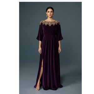 dark purple modest dress Modest Dresses