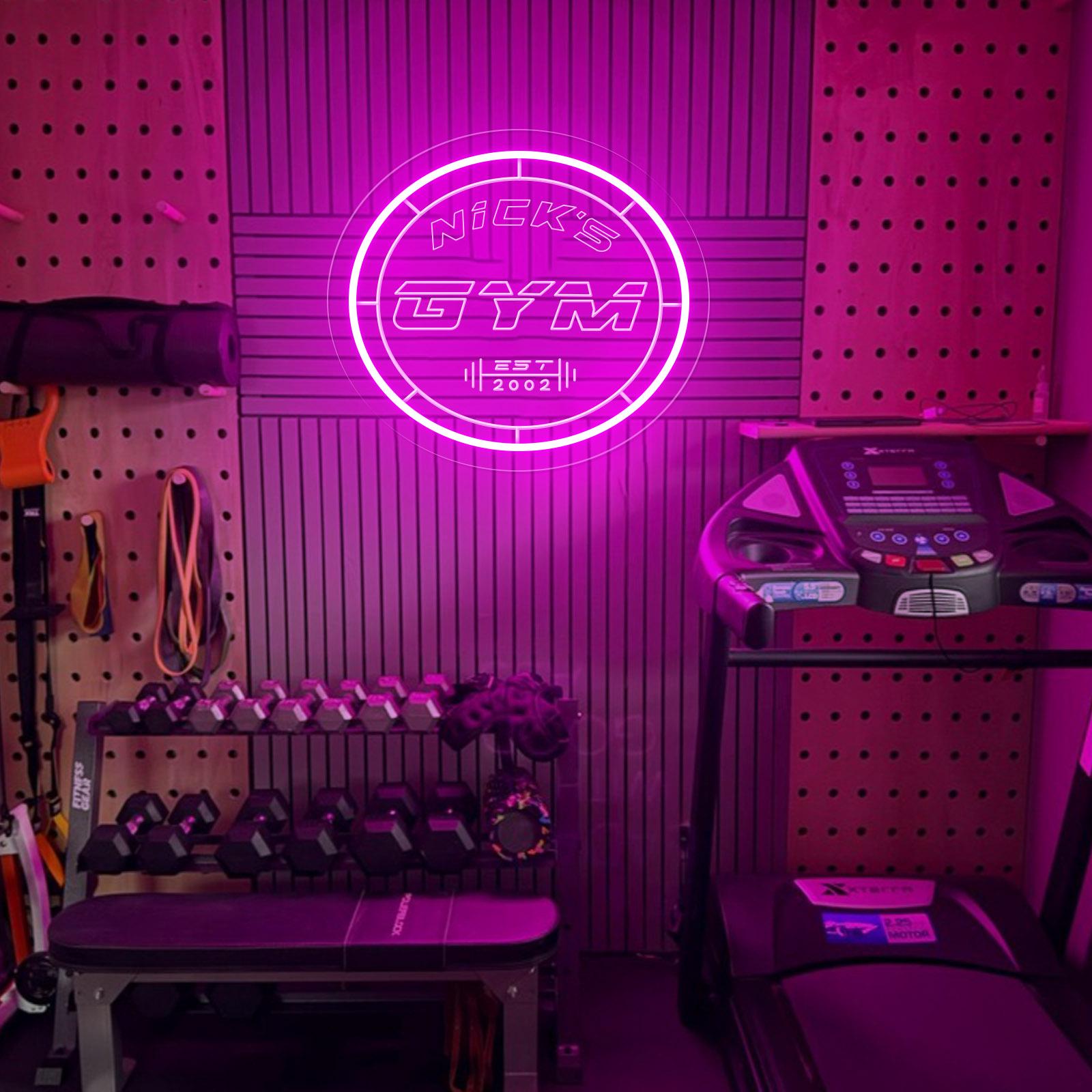 Custom Gym LED Neon Sign, Workout Room Decor - Etsy