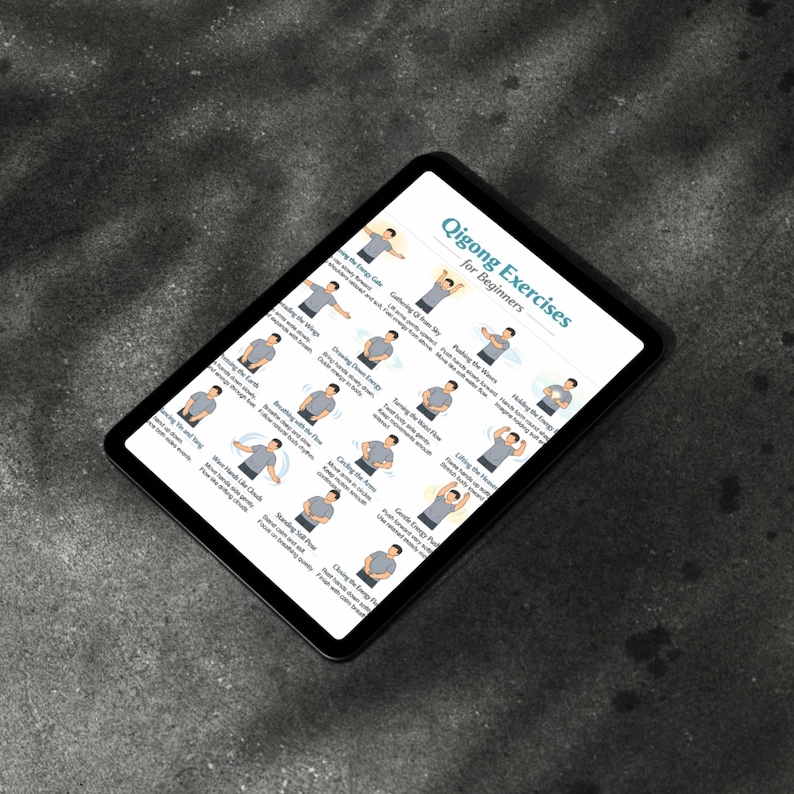 Esercizi di Qigong per principianti, tabella di allenamento Qigong, PDF ...