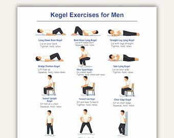男性向けケーゲル体操、ケーゲル体操チャート、ケーゲル体操ガイド、自宅でできるケーゲル体操のトレーニングプラン（PDF）、PDFエクササイズ