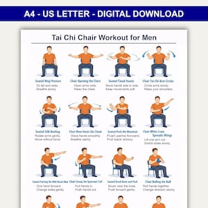 Tai Chi Chair Workouts For Men Tai Chi Exercise Chart Tai Chi Chair 