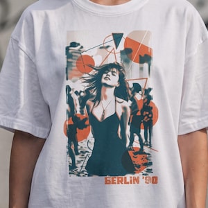 Berlin 90s Techno Shirt | Y2K Rave Graphic Tee | Retro Clubwear Unisex T-Shirt