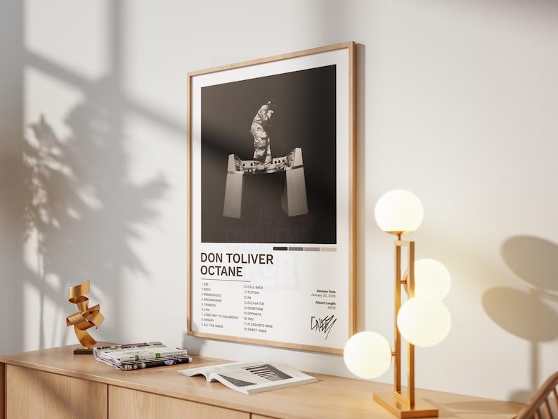Octane Poster Album Poster Octane by Don Toliver, Rap Posters, Album Cover, Album ...
