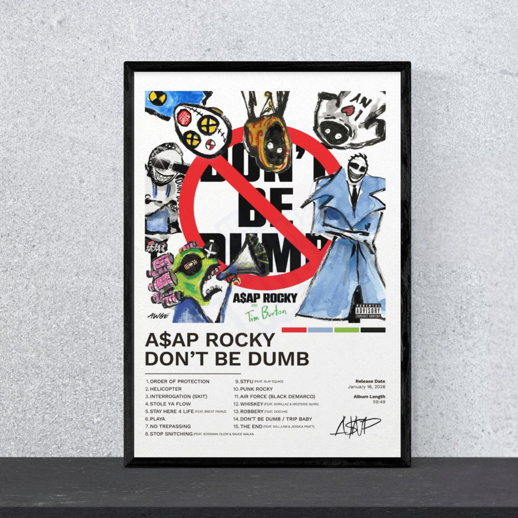 Asap rocky poster - Etsy 日本