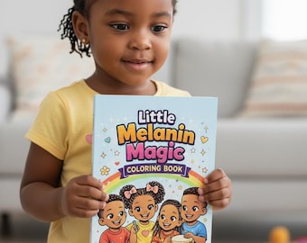 Piccolo libro da colorare magico di Melanina