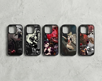 Gothic Dracula Vampire Phone Case, Horror Inspired Cover for iPhone 17 16 15 14 13 12 11 Pro Max, Samsung S25 S24 S23 S22 Cover