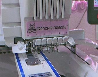 Custom Acrylic Embroidery Machine Name Plate | Business Logo Tag