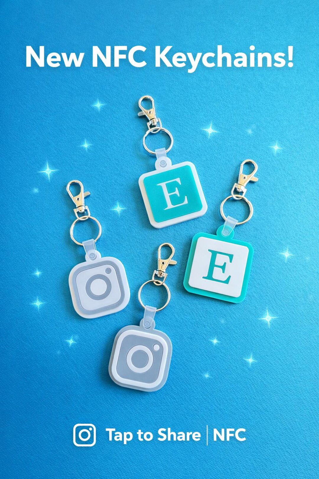 Making Nfc Keychains Set of 2 Custom NFC Keychains – Tap to Share Your Business Instantly ...