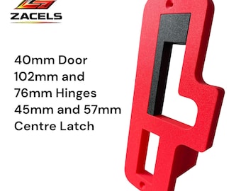 Zacels Door Hinge And Latch Jig - 40mm Door - 76mm and102mm Hinges (3 and 4 Inch Hinges)