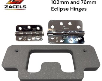 Eclipse Radius Hinge Jig Router Template 102mm (4") Hinges or 76mm (3") Hinges