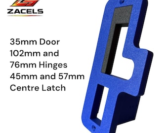 Zacels Door Hinge And Latch Jig - 35mm Door - 76mm and 102mm Hinges (3 Inch and 4 Inch Hinges)