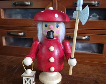 Smoking Man ' der Pilznachtwächter ' The Mushroom Nightwatch Man! Incense Smoker