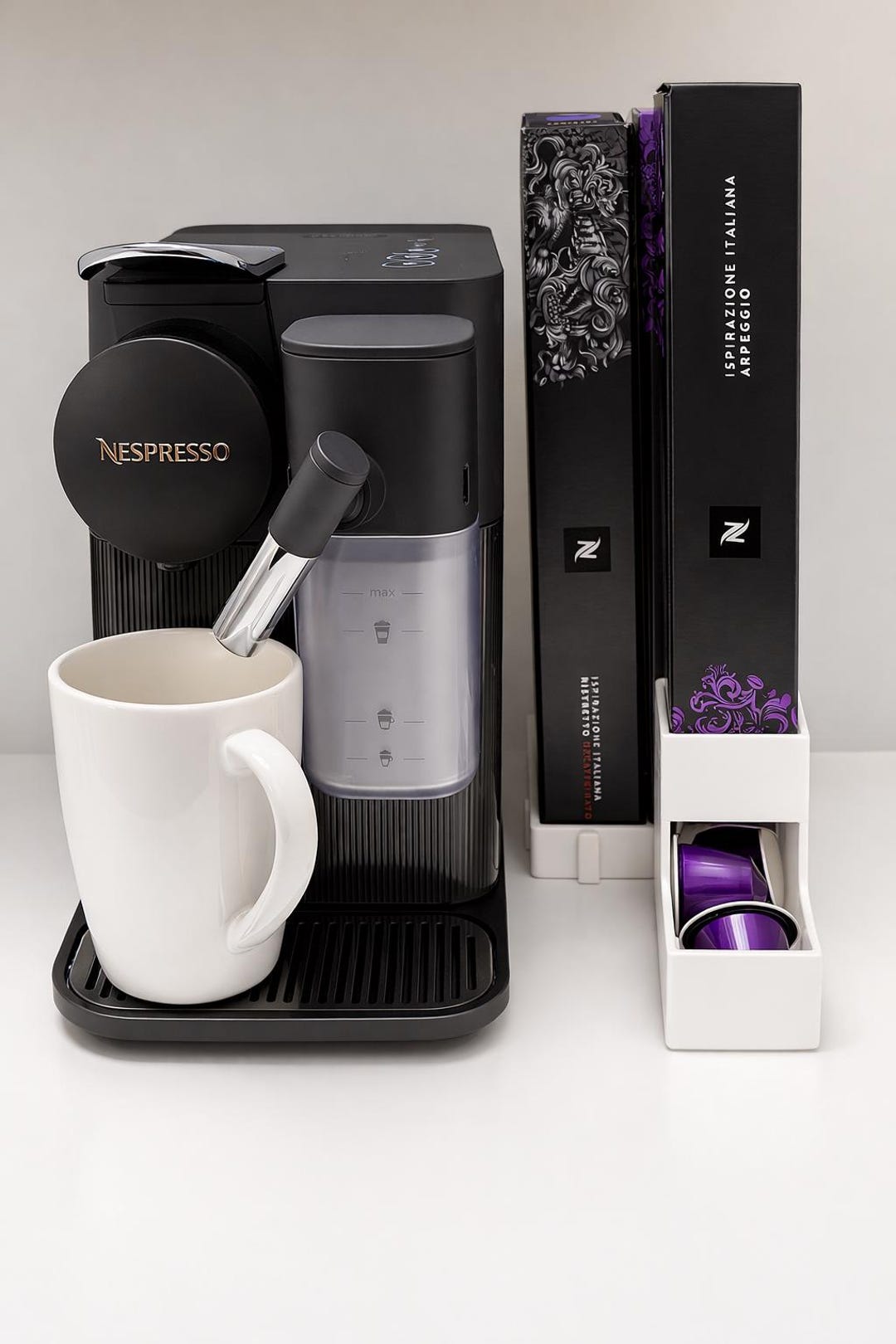 Nespresso Packaging Modular Nespresso Pod Dispenser and Holder, Countertop Coffee Capsule Storage ...
