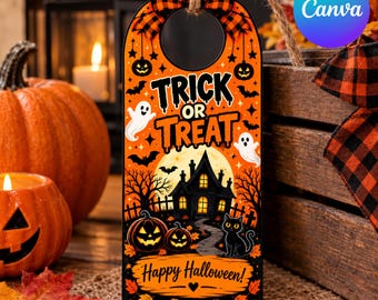 Etiquetas con hoyuelos para Halloween, etiquetas para empaques de crochet, etiquetas de productos, instrucciones de montaje con hoyuelos, etiquetas para manualidades de Halloween, descarga instantánea