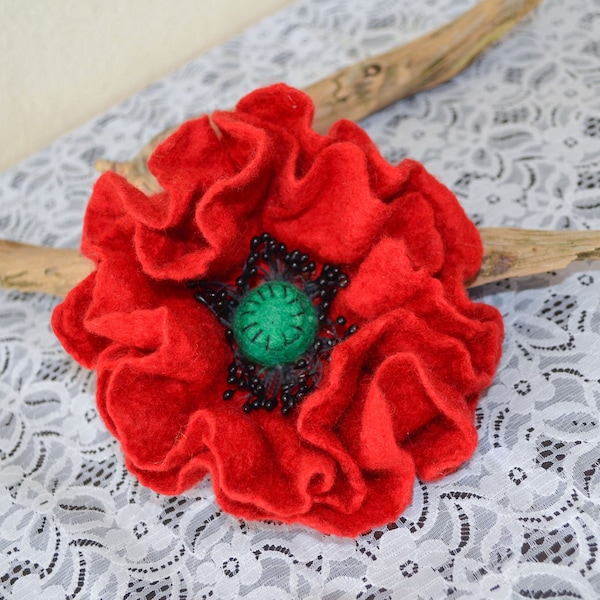Felt Pin Brooch Etsy