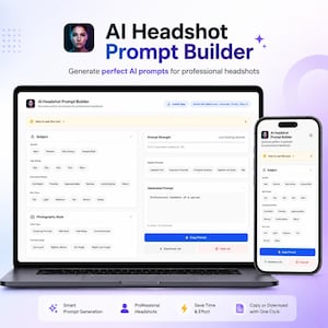 AI-porträttsuppmaningskapare — Skapa perfekta AI-porträttsuppmaningar direkt för LinkedIn, Facebook, frilansmarknadsplatser och sociala medier