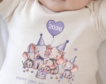 Camisetas personalizadas de safari para el primer cumpleaños a juego para toda la familia. Camiseta personalizada de cuello redondo para el primer cumpleaños con nombre. Regalo para mamá y para mí.
