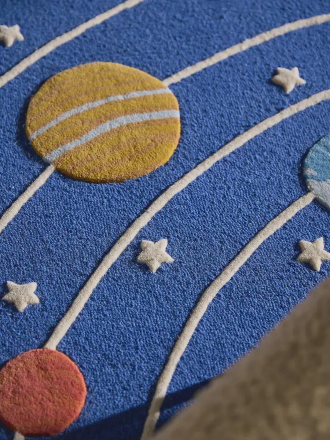 Solar System Rug Kids Room Decor, Space Nursery Rug, Planets Carpet ...