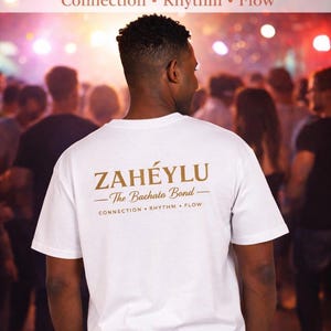 Bachata T-Shirt für Bachateros & Bachateras | Bachata Bond Connection Rhythm Flow T-Shirt | Bachata Community Dance