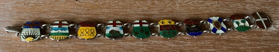 Colorful Canadian Provinces sterling silver and e… - image 3