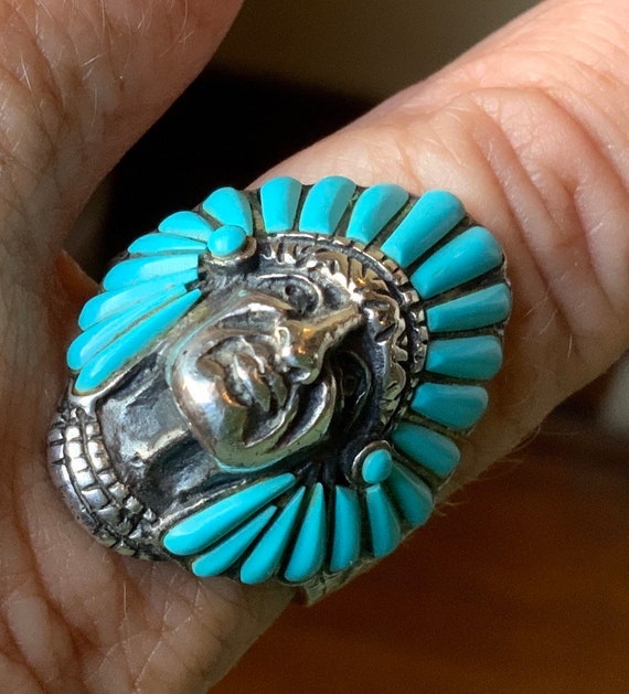 Sterling silver native american rings deals