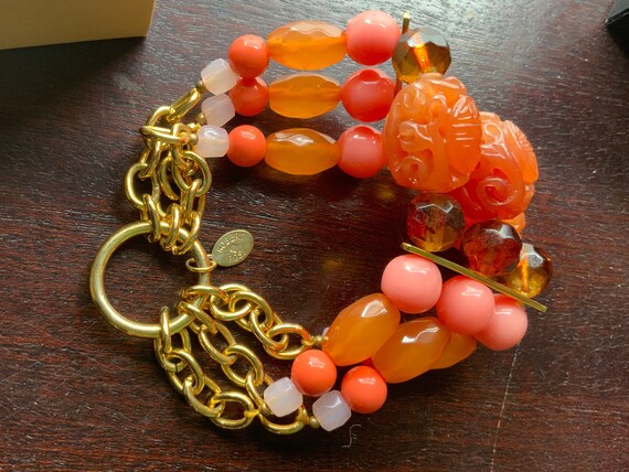 Robert Rose beaded stretch bracelet - image 2