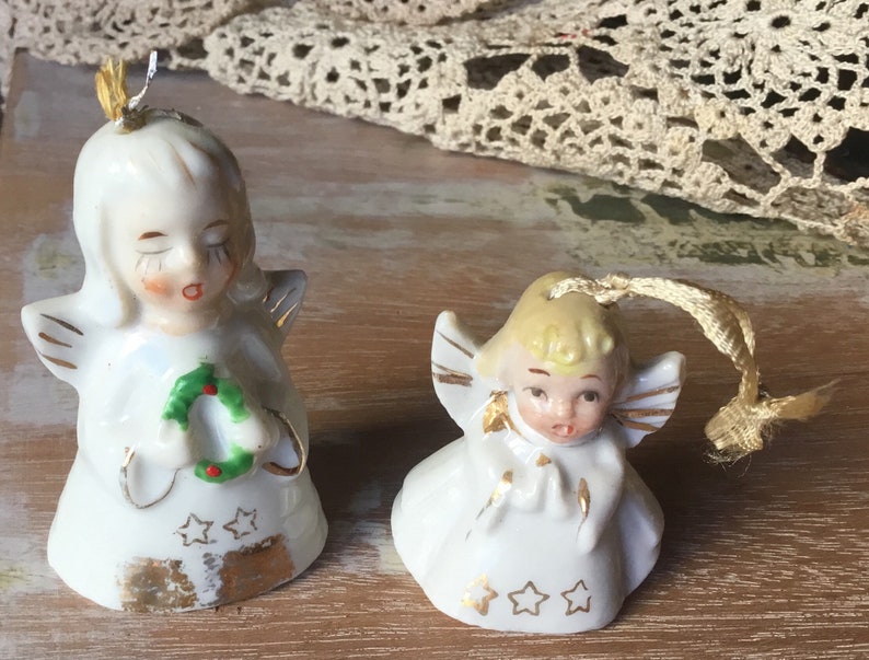 7 vintage collectible Angel decorations