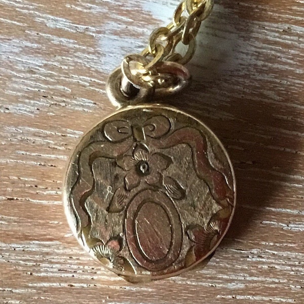 Victorian gold filled locket and chain