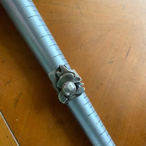 vintage modernist artist made sterling silver ring