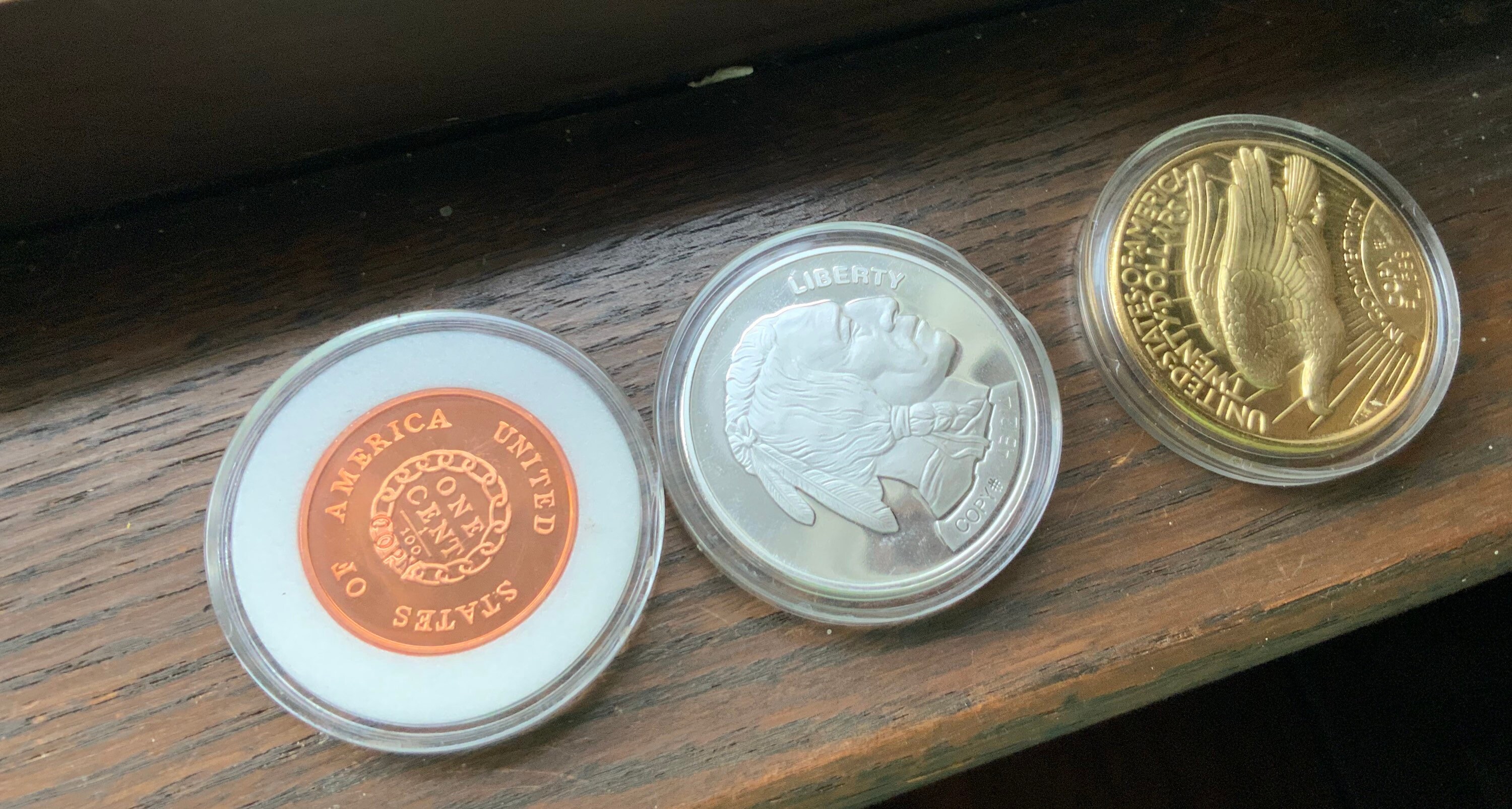 Collectable coins in cases copies Etsy