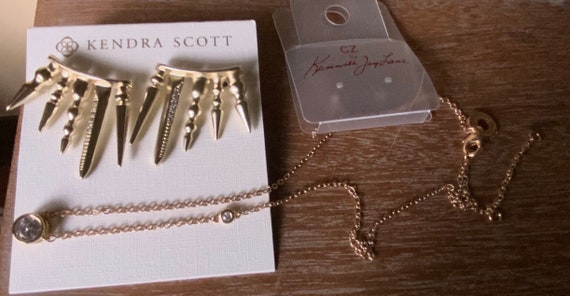 Kendra Scott Earrings and Kenneth Jay Lane Necklace Etsy Australia