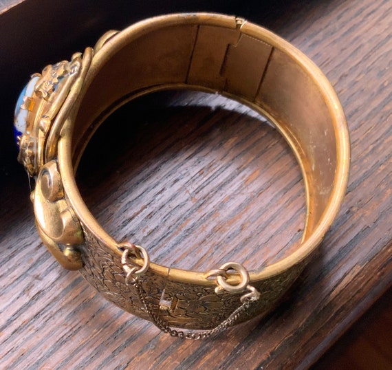 Edwardian porcelain face bangle - image 6