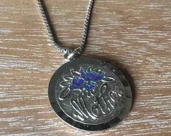 CHARLES THOMAE 925 Sterling Silver Vintage Enamel Larchmont Charm