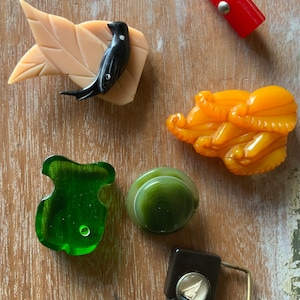 Assortment Bakelite objects