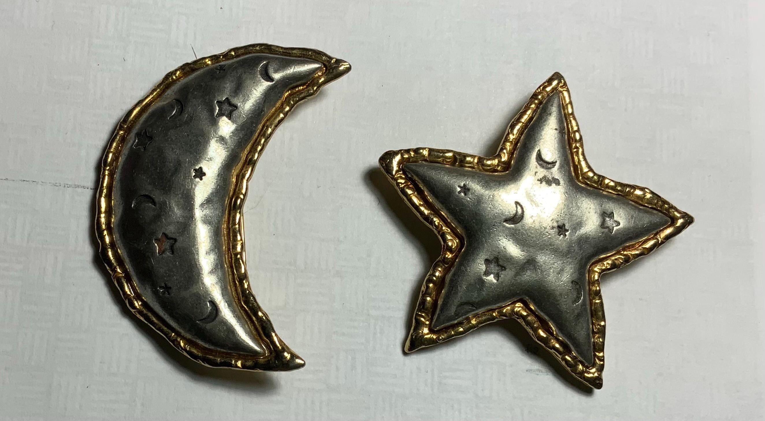 Jj Moon Pin - Etsy