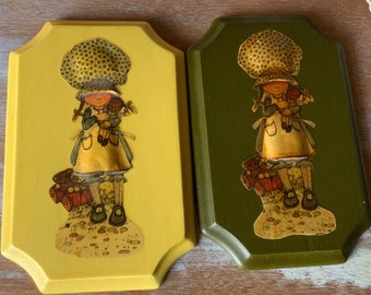 4 adorable 3D Holly Hobby Artist made frames