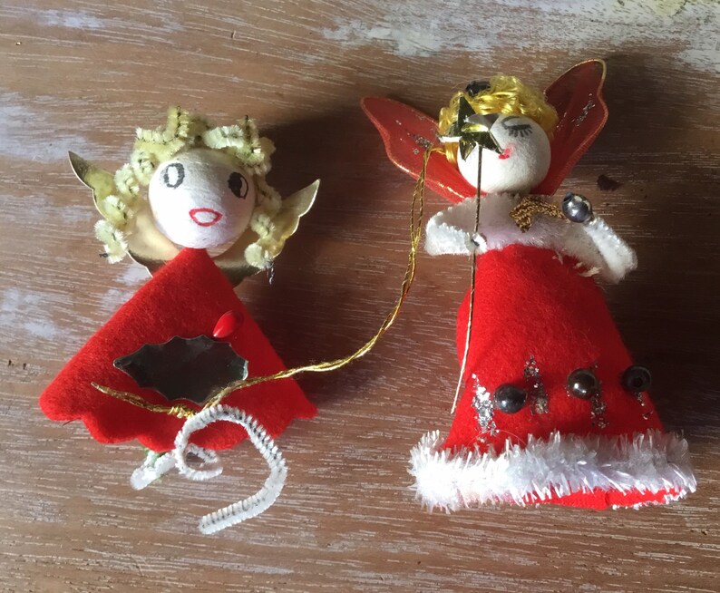 7 vintage collectible Angel decorations