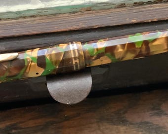 Rare Vintage Everlast Dorik fountain pen/14k nib lever fill Pocket vest pen