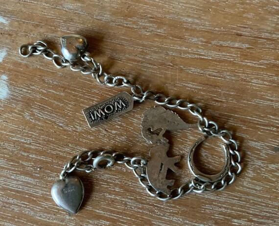 Sterling silver charm bracelet - image 3