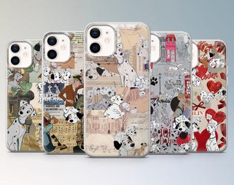 101 Dalmatians  Phone Case Dalmatian Disney Cover for iPhone 17e, 16, 15, 14, 13, 12, Samsung S26, S25, S24, S23, A16, A56 Pixel 10Pro, 9