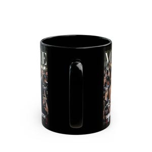 Custom Couple Portrait from Photo Mug, Fashion Magazine Inspired Personalized Vogue Style Cover Cup, Unique Anniversary Gift for Couple image 7