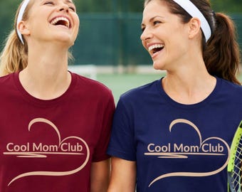 Cool Mom Club Shirt Minimal Heart Mom Tee Trendy Mom Shirt Cool Mom Gift Mothers Day Shirt Minimalist Mom Shirt Cute Mom Tee