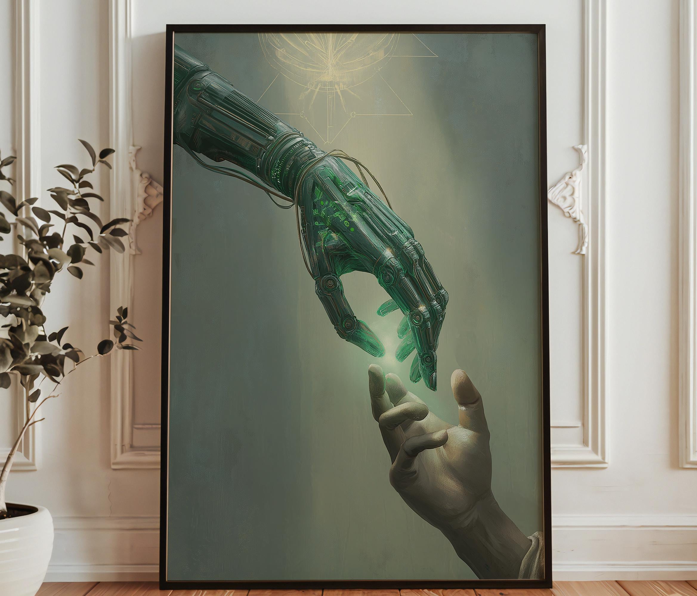Robot Human Art - Etsy