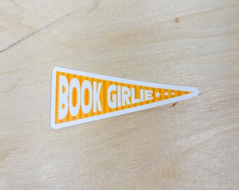 Adesivo con bandierina Book Girlie Pennant