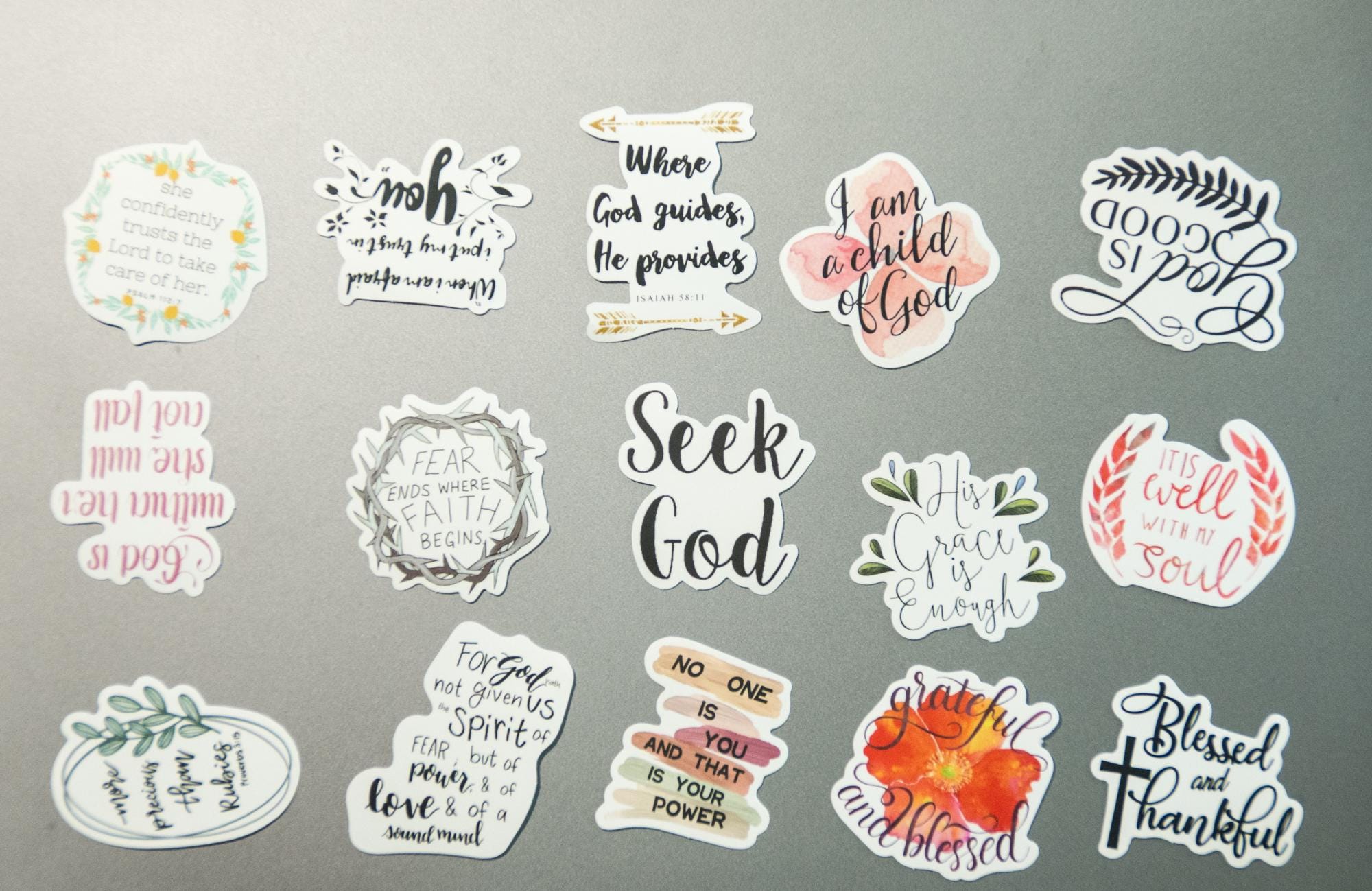 50pcs Christian Stickers Bible Verse Stickers Faith Stickers Religious ...