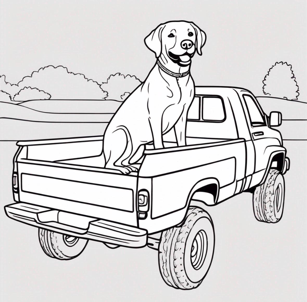 Printable Dog Lab Labrador Retriever Coloring Pages - 25 Printable Dog Coloring Sheets ...