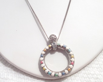 Brighton Open Circle Pendant Gaudi Park Retired