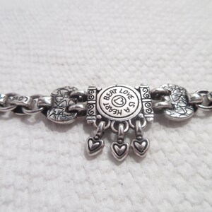 Brighton Love is a Heart Link Bracelet image 3