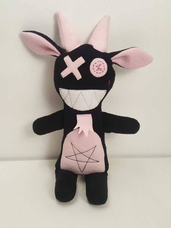 black goat stuffed animal